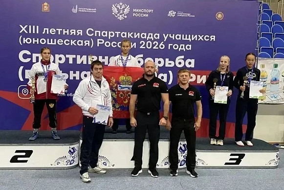 Юная ивановка взяла золото в финале Спартакиады по вольной борьбе